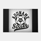 Fußballspieler ADD NAME Football Team Personalisie Fußmatte (Vorderseite)