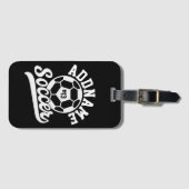 Fußballspieler ADD NAME Football Team Personalisie Gepäckanhänger (Vorderseite (Horizontal))