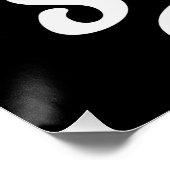 Fußballspieler ADD NAME Football Team Personalisie Poster (Ecke)