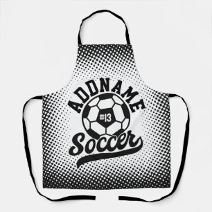 Fußballspieler ADD NAME Fußballmannschaft Personal Schürze