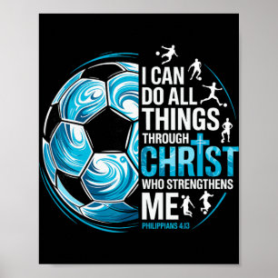 Fußballspieler Christian I kann alle Dinge durch Poster