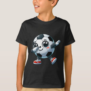 Fußballspieler Dabbing Liebhaber Süße Kleinkinder T-Shirt