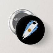 Fußballspieler des Stolzes Argentinien Button (Vorne & Hinten)