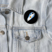 Fußballspieler des Stolzes Argentinien Button (Beispiel)