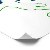 Fußballspieler - El Salvador Poster (Ecke)