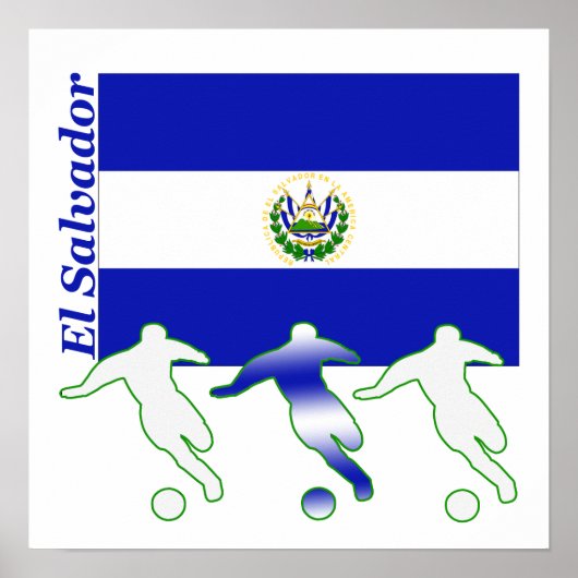 Fußballspieler - El Salvador Poster (Vorne)