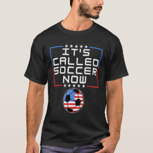 Fußballspieler Es heißt Fußball-Futbol-Flagge T-Shirt