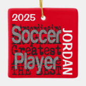 Fußballspieler Extraordinaire BENUTZERDEFINIERT Keramikornament (Vorderseite)