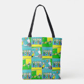 Fußballspieler & Fans Tasche (Rückseite)