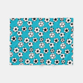 Fußballspieler Fleecedecke (Vorderseite (Horizontal))