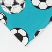 Fußballspieler Fleecedecke (Ecke)