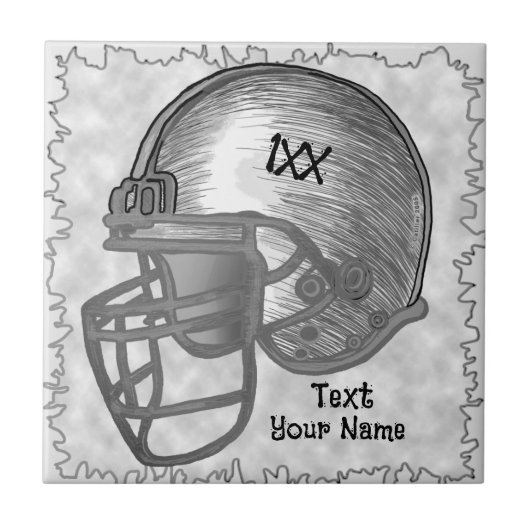 Fußballspieler Fliese (Vorderseite)