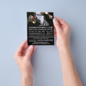 Fußballspieler, Flyer für Fußballwerbung (Gruppe)