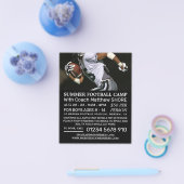 Fußballspieler, Flyer für Fußballwerbung (Einzeln)