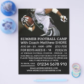 Fußballspieler, Flyer für Fußballwerbung (Einzeln)