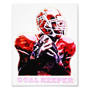 Fußballspieler Fotodruck