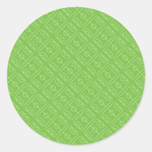 Fußballspieler | Fußball ist wie das Leben Runder Aufkleber (Vorderseite)