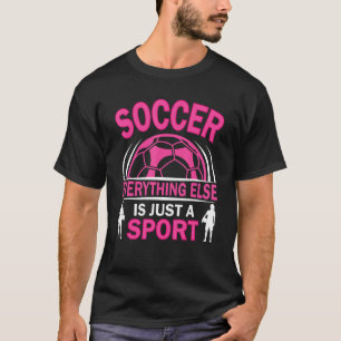 Fußballspieler Fußballmannschaft Grafik Frauen Mäd T-Shirt