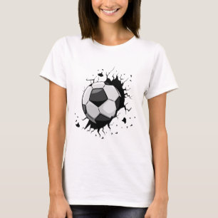 Fußballspieler Fußballmannschaft Grafik Sport Fußb T-Shirt