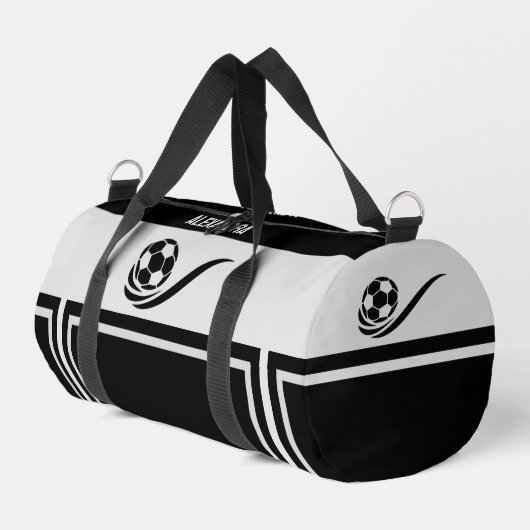 Fußballspieler, Fußballteam, Geburtstagsgeschenk Duffle Bag (Linke Seite)