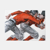 Fußballspieler Fußmatte (Vorderseite)