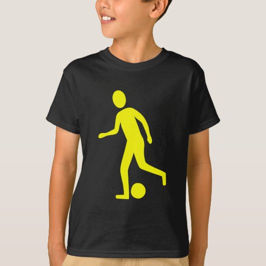 Fußballspieler - Gelb T-Shirt (Vorderseite)