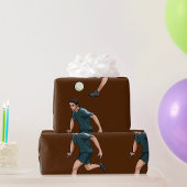 Fußballspieler Geschenkpapier