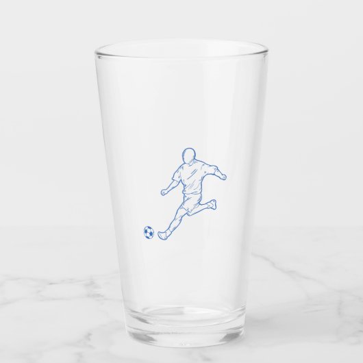 Fußballspieler Glas (Vorderseite)