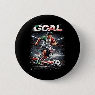 Fußballspieler-Grafik Kleinkind Jungen Kinder Männ Button