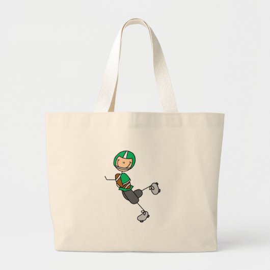 Fußballspieler Grüne Tasche (Vorne)