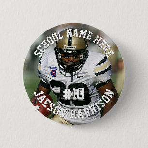 Fußballspieler Hinzufügen Name Nummer Team und Fot Button