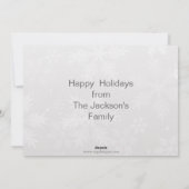 Fußballspieler Holiday Grußkarten Feiertagskarte (Rückseite)