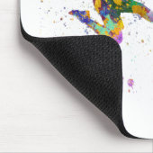Fußballspieler in Aquarell Mousepad (Ecke)