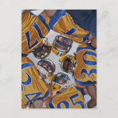 Fußballspieler in der Geißel Postkarte (Vorderseite)