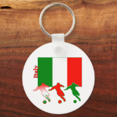 Fußballspieler - Italien Schlüsselanhänger (Vorderseite)
