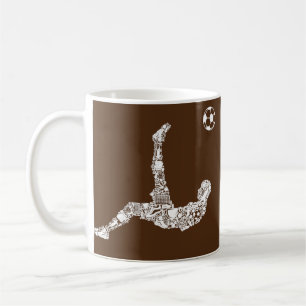 Fußballspieler Jugend Männer Jungen Kinder Kaffeetasse