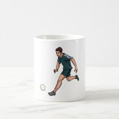 Fußballspieler Kaffeetasse