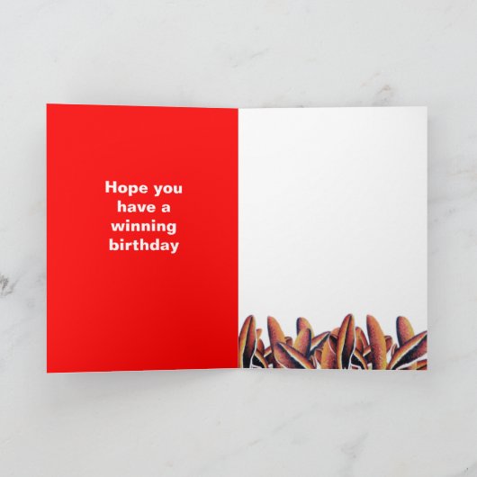 Fußballspieler Karte (Innenseite)