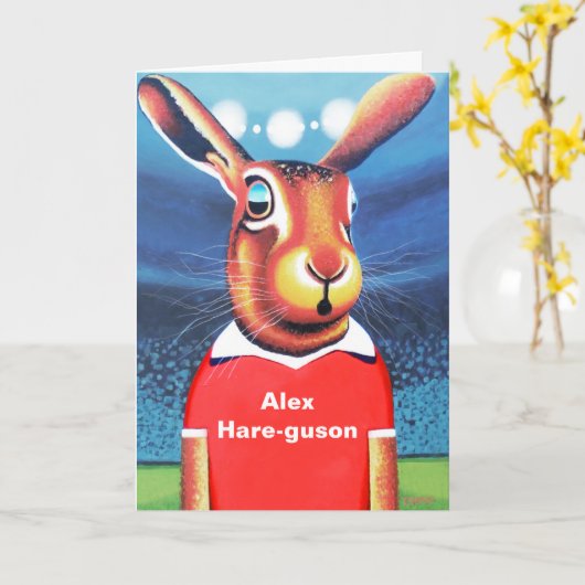 Fußballspieler Karte (Gelbe Blume)