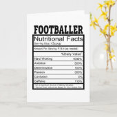 Fußballspieler Karte (Gelbe Blume)