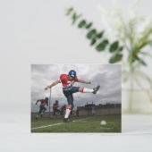 Fußballspieler Kicker Fußball 2 Postkarte (Stehend Vorderseite)