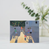 Fußballspieler Kos 1993 Postkarte (Stehend Vorderseite)