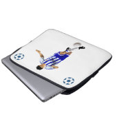 Fußballspieler Laptopschutzhülle (Vorne Knopf)