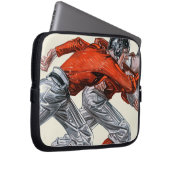 Fußballspieler Laptopschutzhülle (Vorne Rechts)