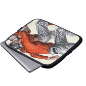 Fußballspieler Laptopschutzhülle (Vorne Knopf)
