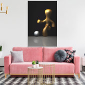 Fußballspieler Leinwanddruck (Insitu (Wohnzimmer))