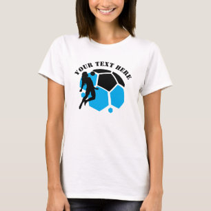 Fußballspieler Mädchen, Geburtstagsgeschenk, Team  T-Shirt