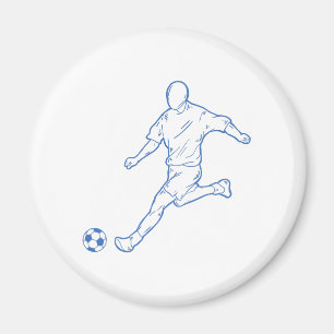 Fußballspieler Magnet