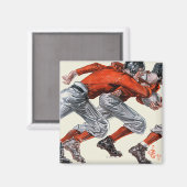 Fußballspieler Magnet (Vorderseite/Rückseite)