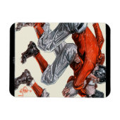 Fußballspieler Magnet (Horizontal)